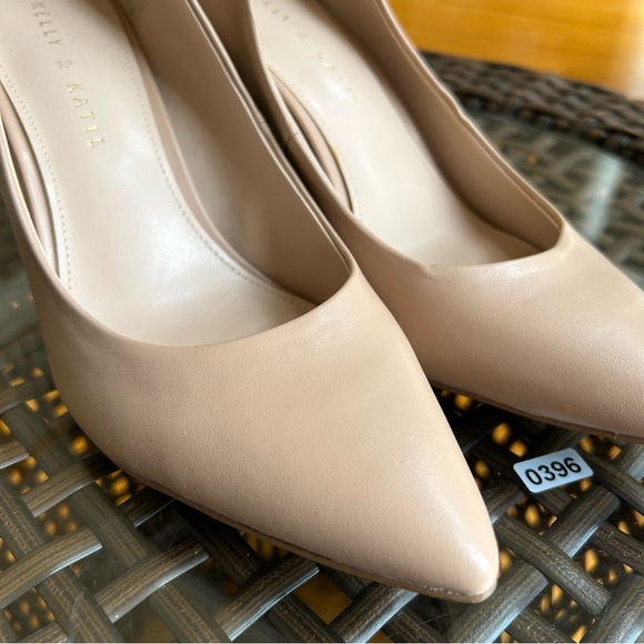 Kelly & Katie Sandals Elegant Nude Heels size 8 - Picture 2 of 7